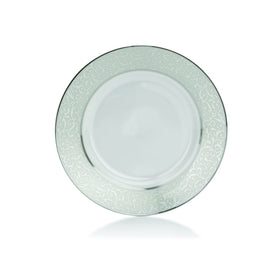 Mikasa Parchment scroll border detail enhances table styling
