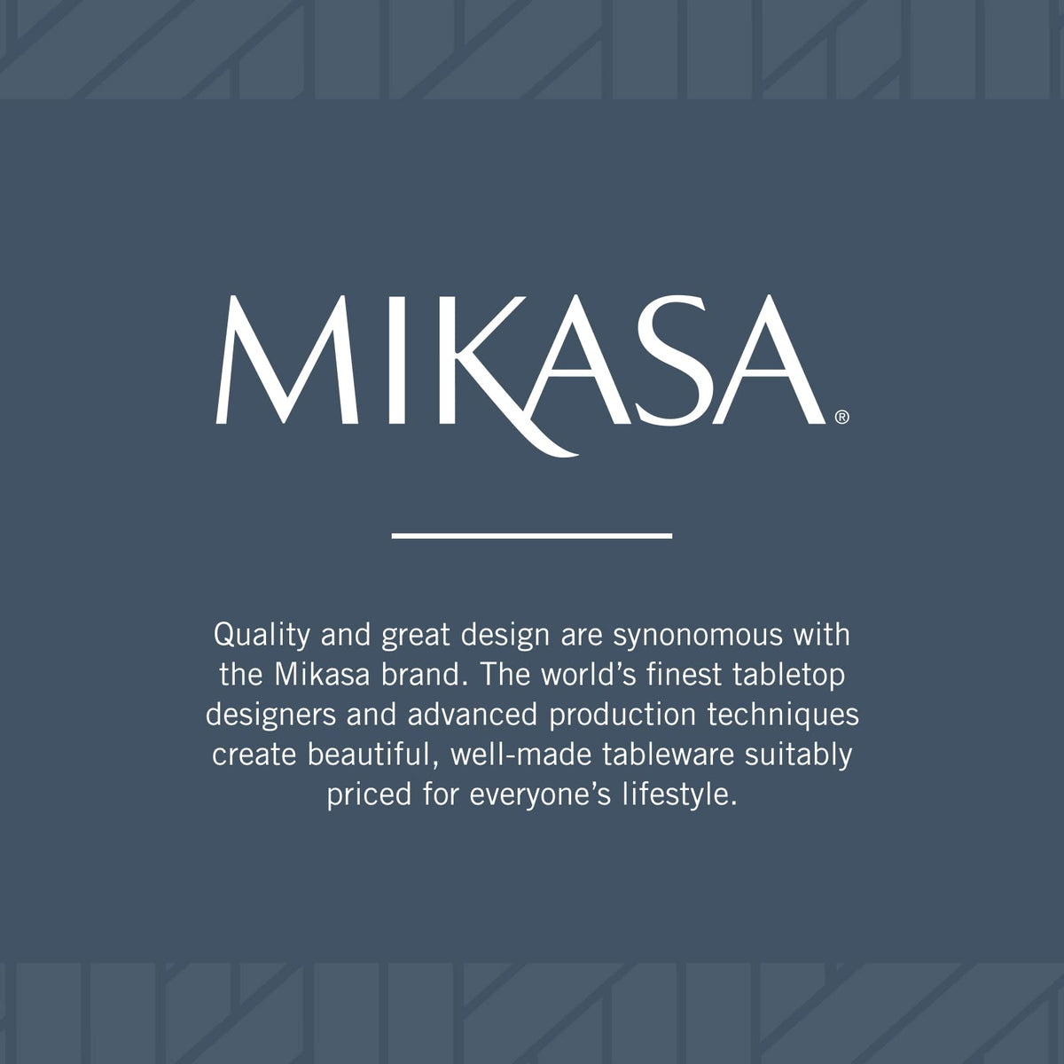 Detail of satin finish in Mikasa Satin Loft flatware.