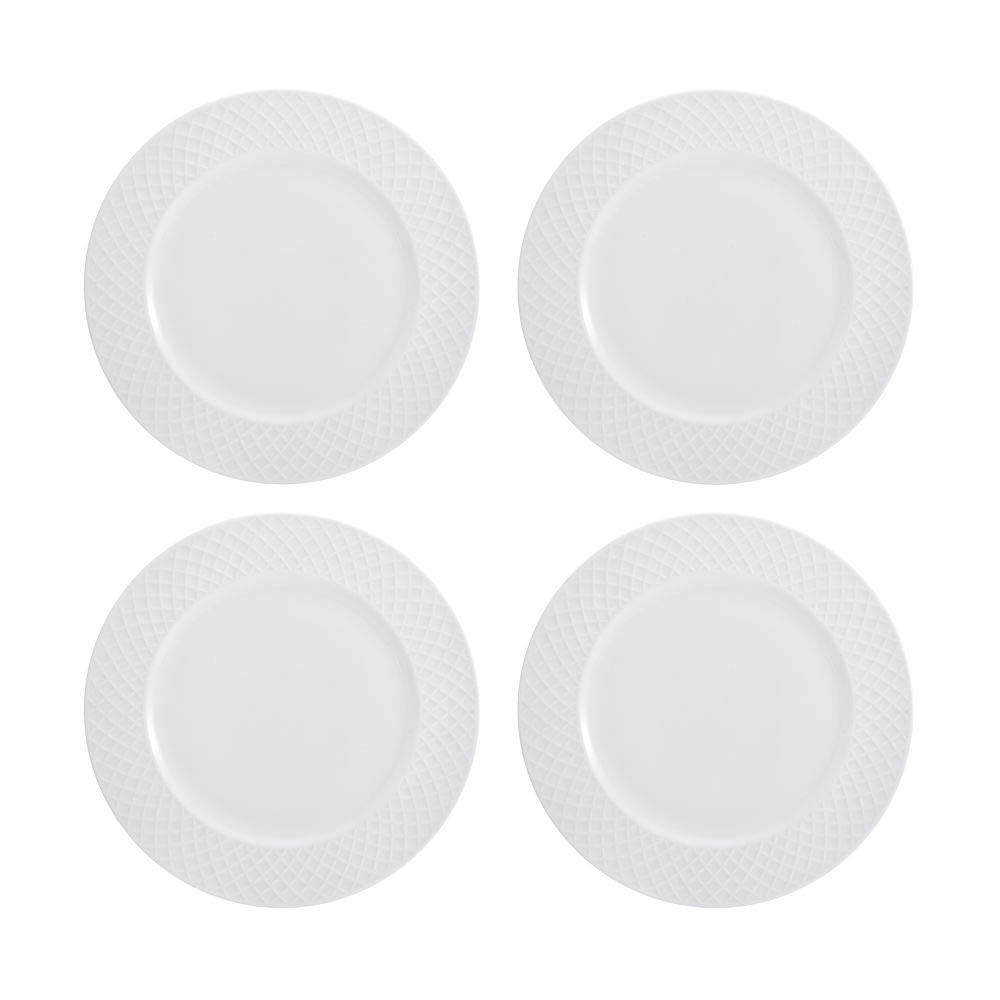 Mikasa Trellis salad plate with clean lines and subtle texture