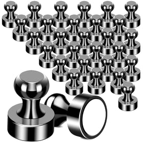 MIKEDE fridge magnets push-pin design holds photos neatly