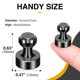 MIKEDE magnets offer strong hold for notes and memos