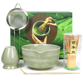 MIKESIER matcha bowl wide enables smooth whisking and foam.