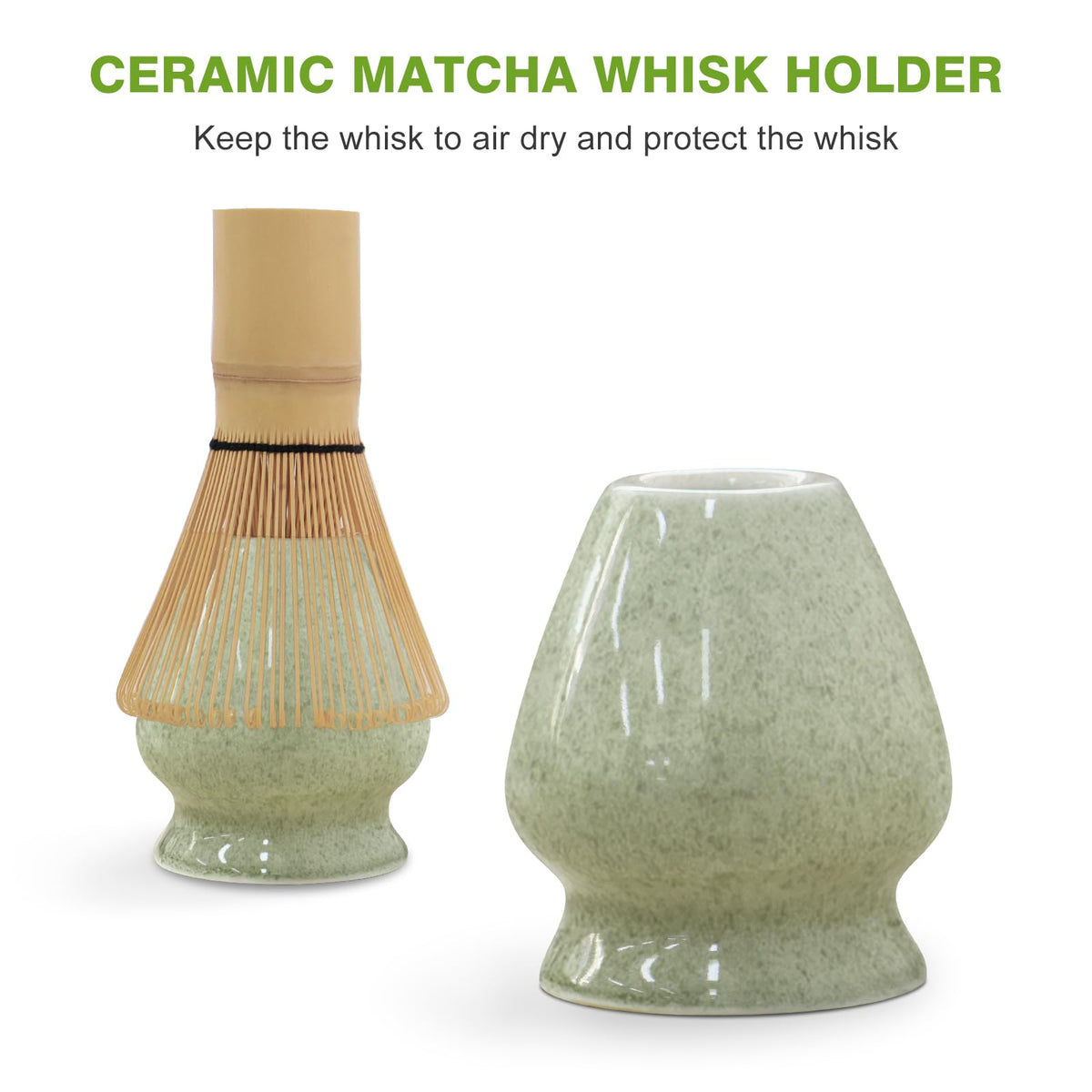 MIKESIER matcha sifter ensures ultra-smooth powder before whisking.