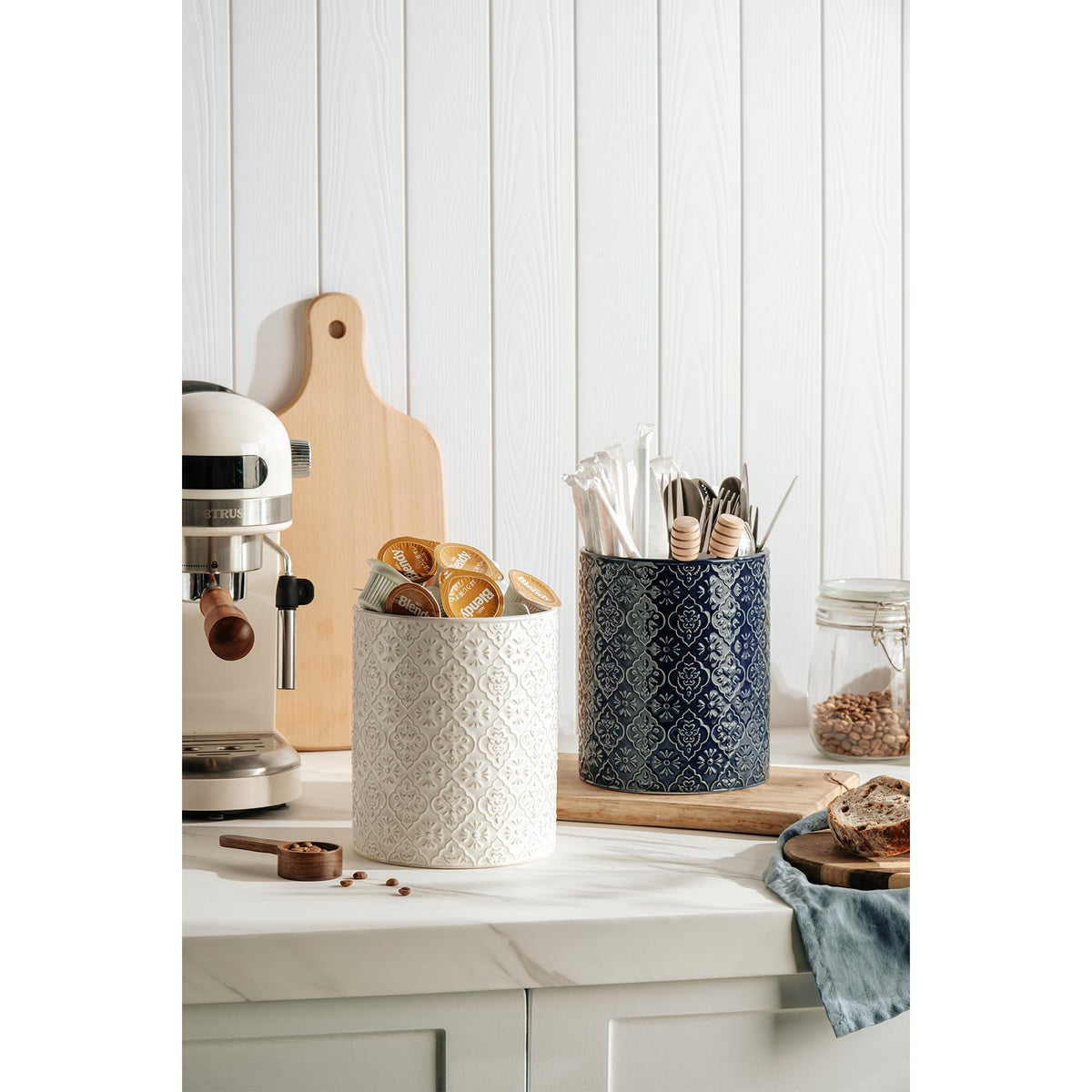 MIKIGEY multi-functional holder works as a spoon rack or decorative vase.