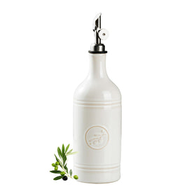 MIKIGEY olive oil dispenser with spout for precise pouring.