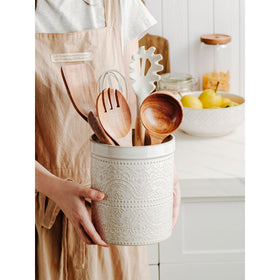 MIKIGEY utensil holder base: sturdy counter companion.