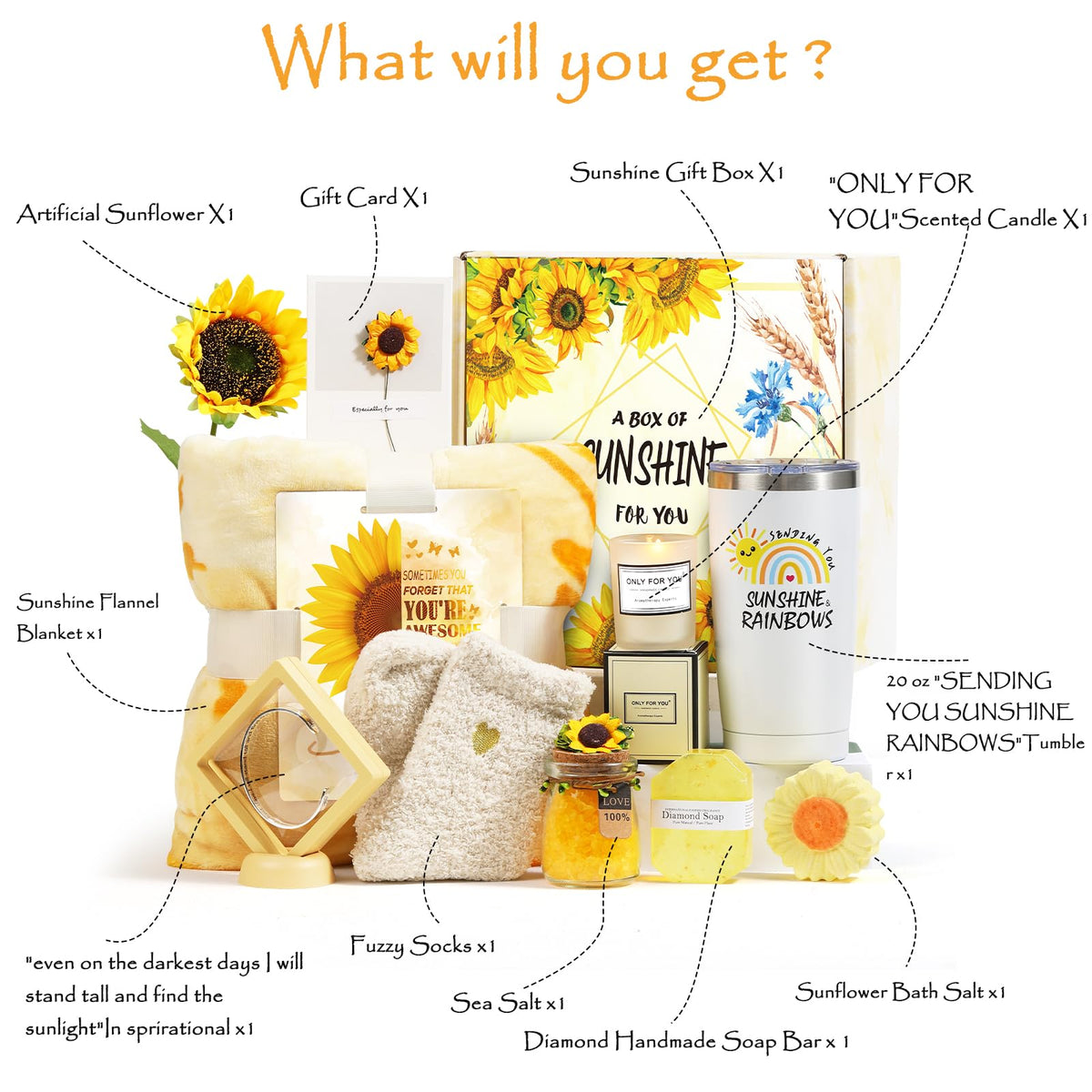 Mikimoony Sunflower bath salts and rose sea salt soak
