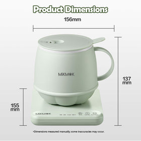 MIKMOK BPA-free construction offers worry-free daily use at home or office
