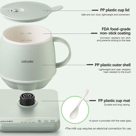 MIKMOK keep-warm feature preserves drink temperature for hours