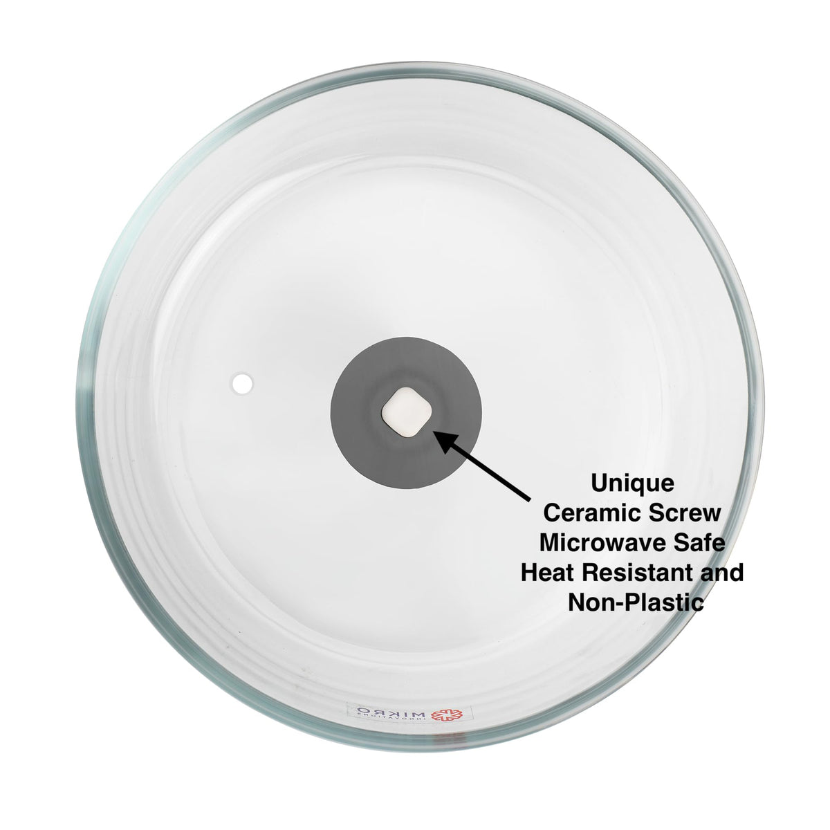Mikro Innovations 10.5-inch cover fits standard bowls during reheats