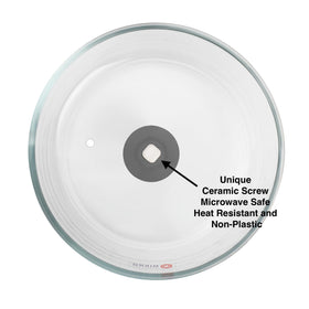 Mikro Innovations 10.5-inch cover fits standard bowls during reheats