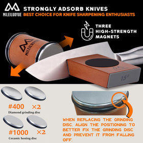 MILEILUOYUE diamond sharpening system revives dull edges quickly
