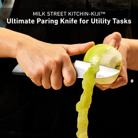 Milk Street Kitchin-kiji knife tip ideal for coring tomatoes.