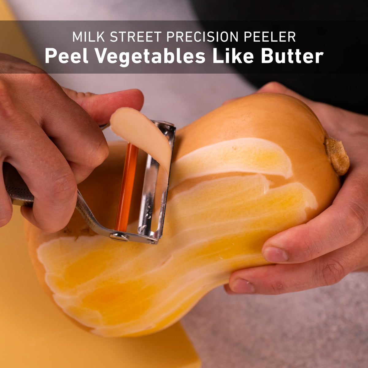 Milk Street Precision Peeler compact kitchen tool for versatile peeling.
