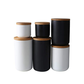 MilkyWay black ceramic jar is durable and vibration-free for daily use.