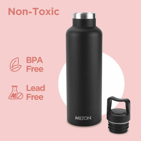 Milton Haruki 800 24oz bottle insulated wall showcasing double-wall vacuum efficiency.