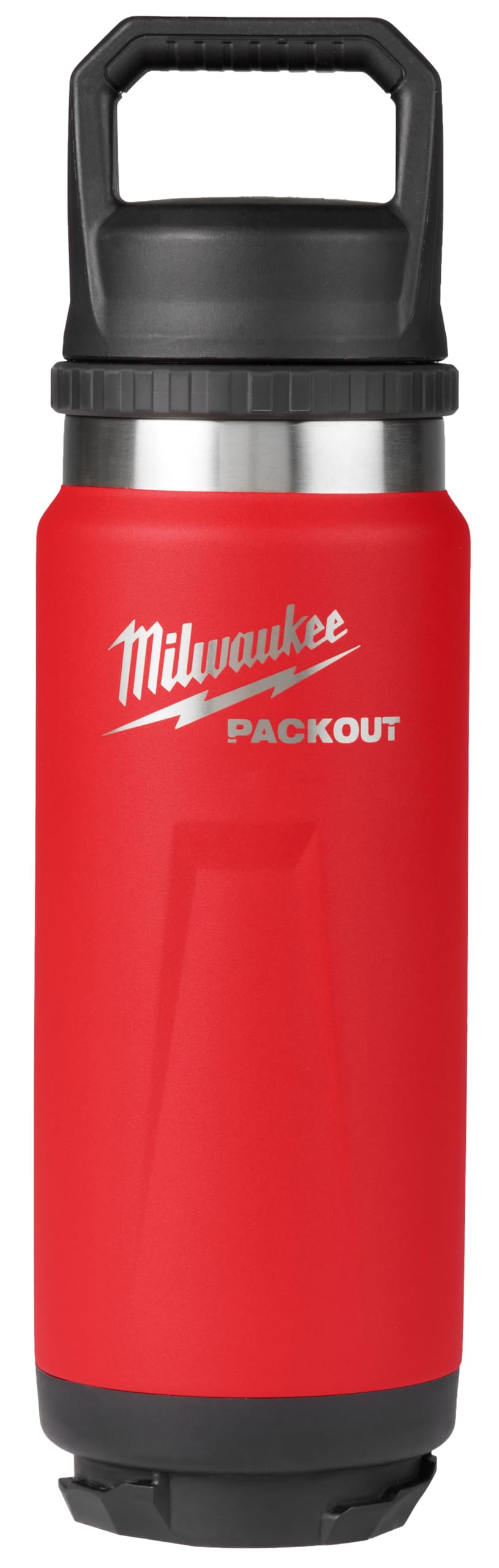 Milwaukee Packout thermal bottle red with 36oz capacity for all-day hydration