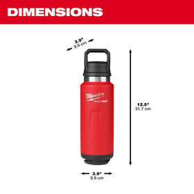 Milwaukee Packout bottle with twist-to-lock system, easy PACKOUT integration