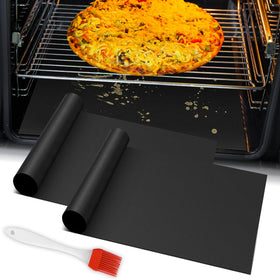 Mimekitchen oven liner 16x24 protecting the oven bottom from spills