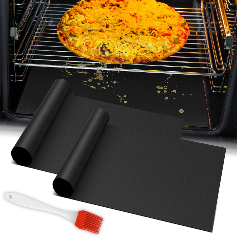 Mimekitchen oven liner 16x24 protecting the oven bottom from spills