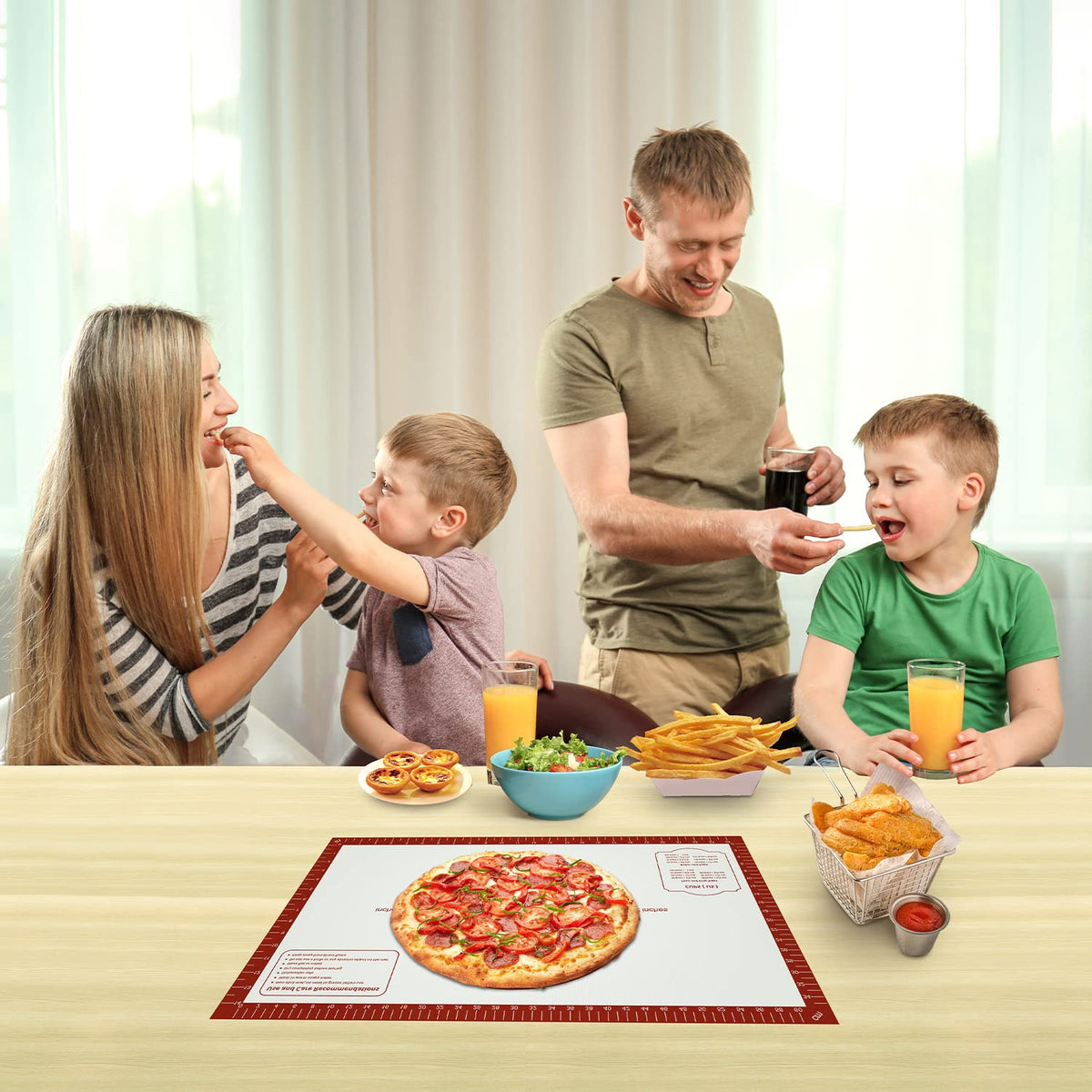 Mimekitchen silicone baking mat microwave and freezer safe for versatile prep