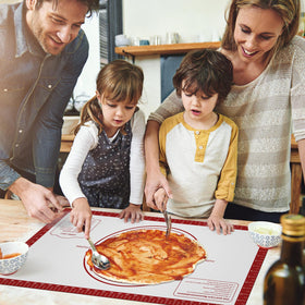 Mimekitchen silicone baking mat multi-purpose surface doubles as countertop liner