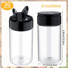 Mimorou spice jars open with dual flip lids for precise pouring