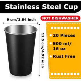 Mimorou stackable 16oz tumblers saving space while keeping beverages cool or hot.