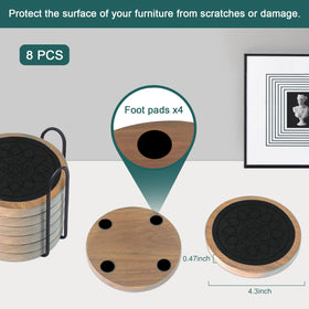Minacun gift-packaged coasters are perfect for housewarmings and gifting.