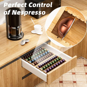 MinBoo bamboo pod drawer organizer neatly fits standard drawers for easy storage