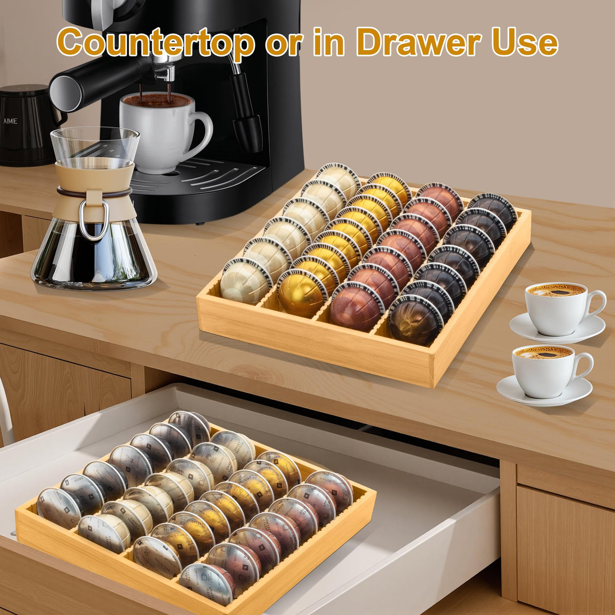 MinBoo countertop display showing simple stylish design