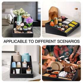MINCORD rustic-style coffee organizer adds elegance to any kitchen or breakroom.