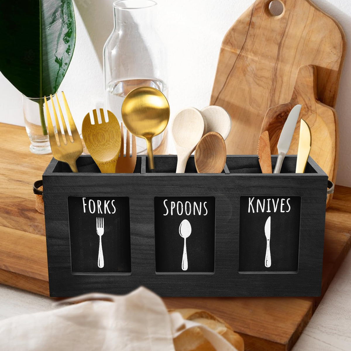 MINCORD flatware caddy makes a thoughtful housewarming gift option
