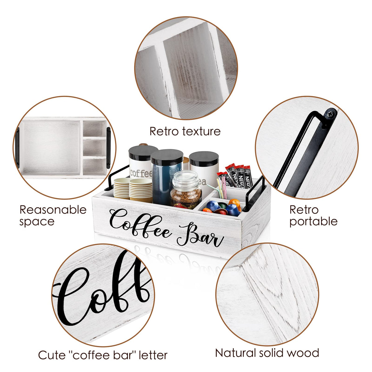 MINCORD gift-ready coffee organizer for coffee lovers to declutter spaces.