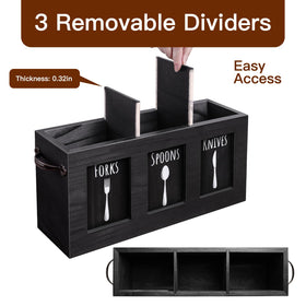 MINCORD rustic wood organizer adds farmhouse charm to modern kitchens