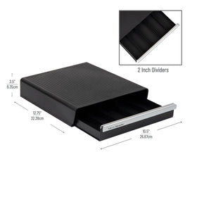 Mind Reader 30-pod drawer side view with slim profile