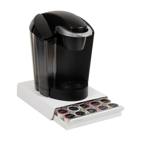 Mind Reader 30pod drawer front view showing organized pod storage for quick access