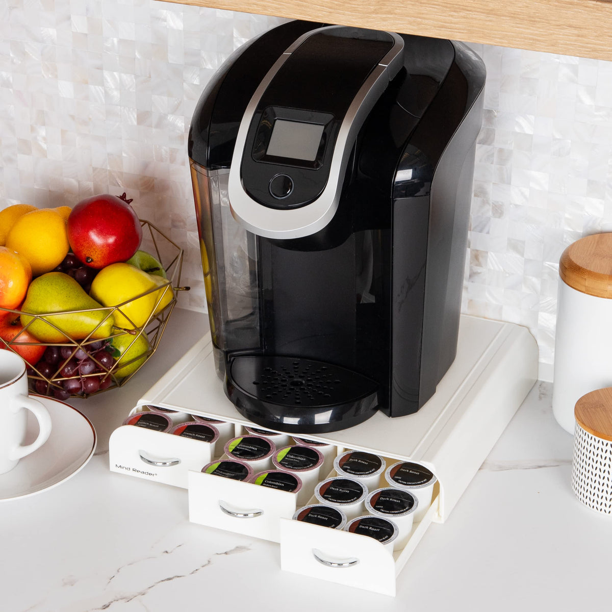 Mind Reader coffee station upgrade boosts organization and accessibility for any setup