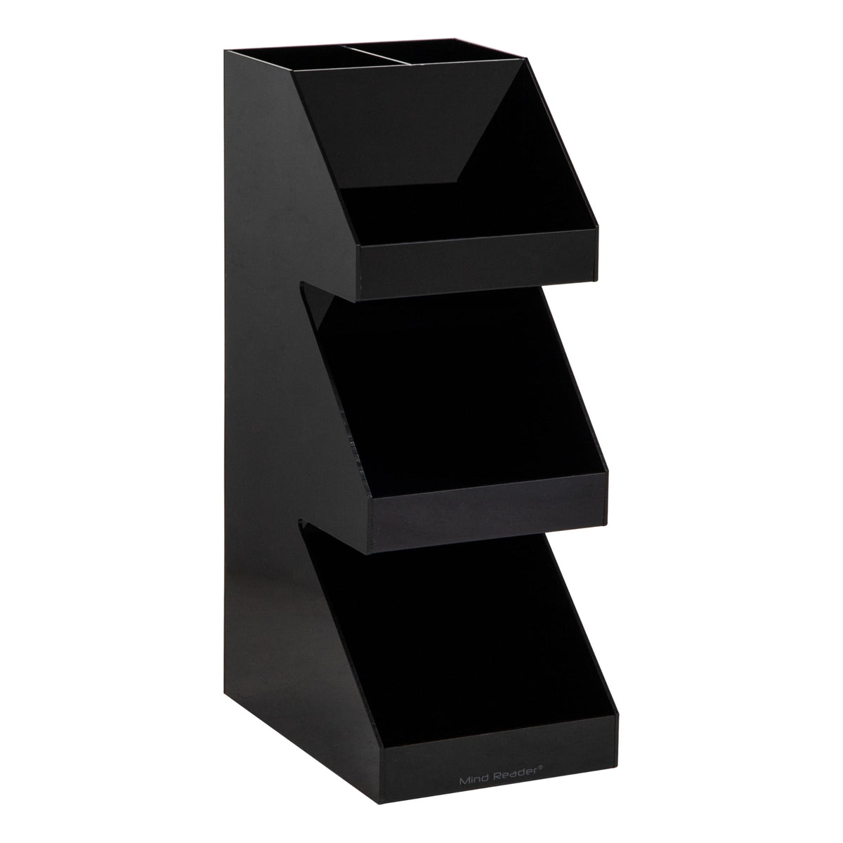 Mind Reader dorm-room compact organizer keeps beverages neatly arranged