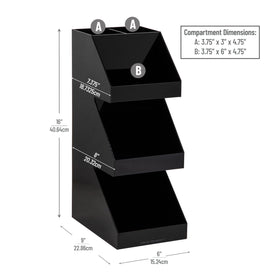 Mind Reader top-view clear layout for quick access to pods, tea, and creamers