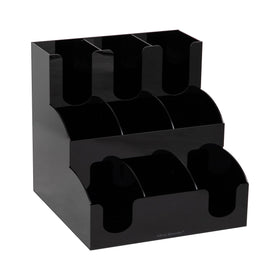 Mind Reader Condiment Station compact design saves counter space in busy kitchens.