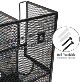 Mind Reader durable metal mesh construction enhances daily breakroom use