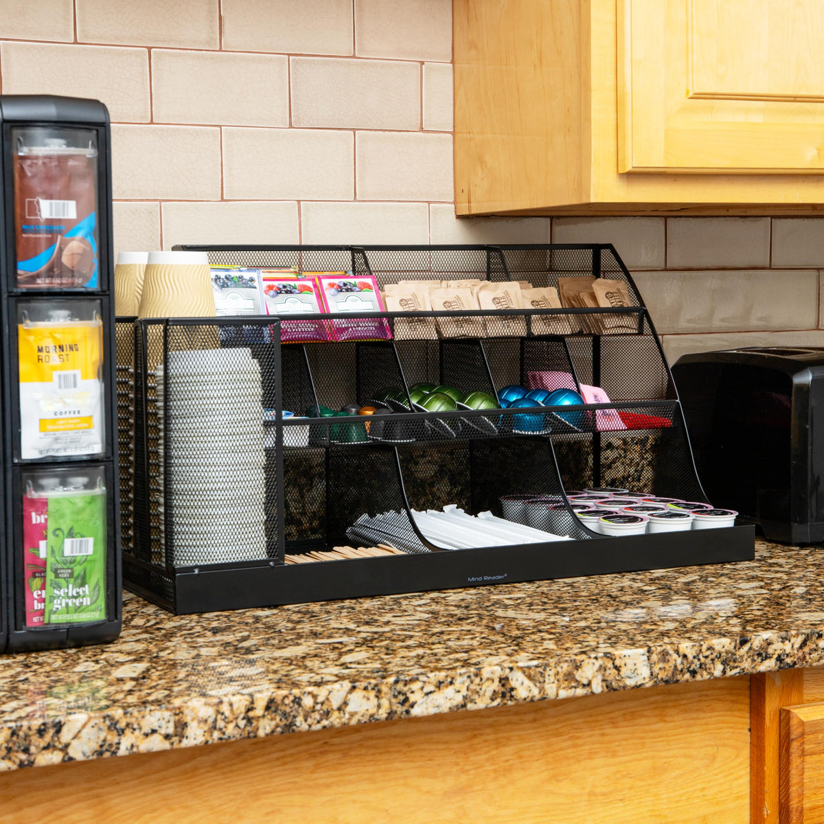 Mind Reader non-slip base close-up showing stable countertop placement