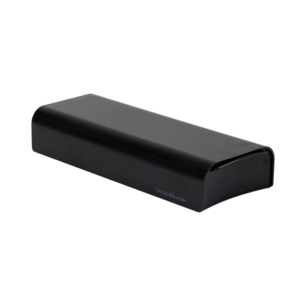 Mind Reader pod drawer image focuses on easy cleaning with a damp cloth.