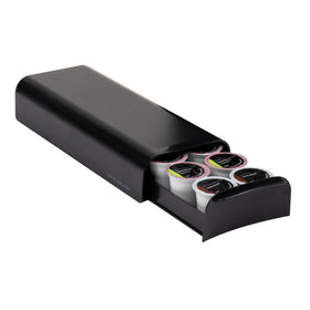 Mind Reader single-serve pod drawer front view highlighting space-saving design for tidy countertops.