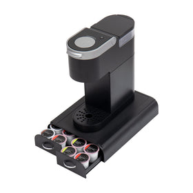 Mind Reader pod organizer rubber-grips base prevents slips during use.