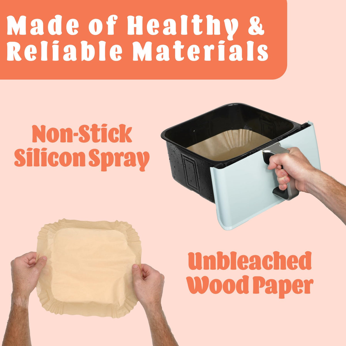 Mindful Design fits most 5–8 qt air fryers, including popular models.
