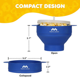 Mindful Design 15-cup capacity popcorn popper ideal for gatherings