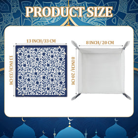 Mindsoft matzah tray folded to 8x8 inches saves space and keeps matzah dry