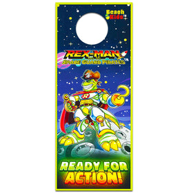Minecraft Rex-Man door hanger adds playful pre party decor